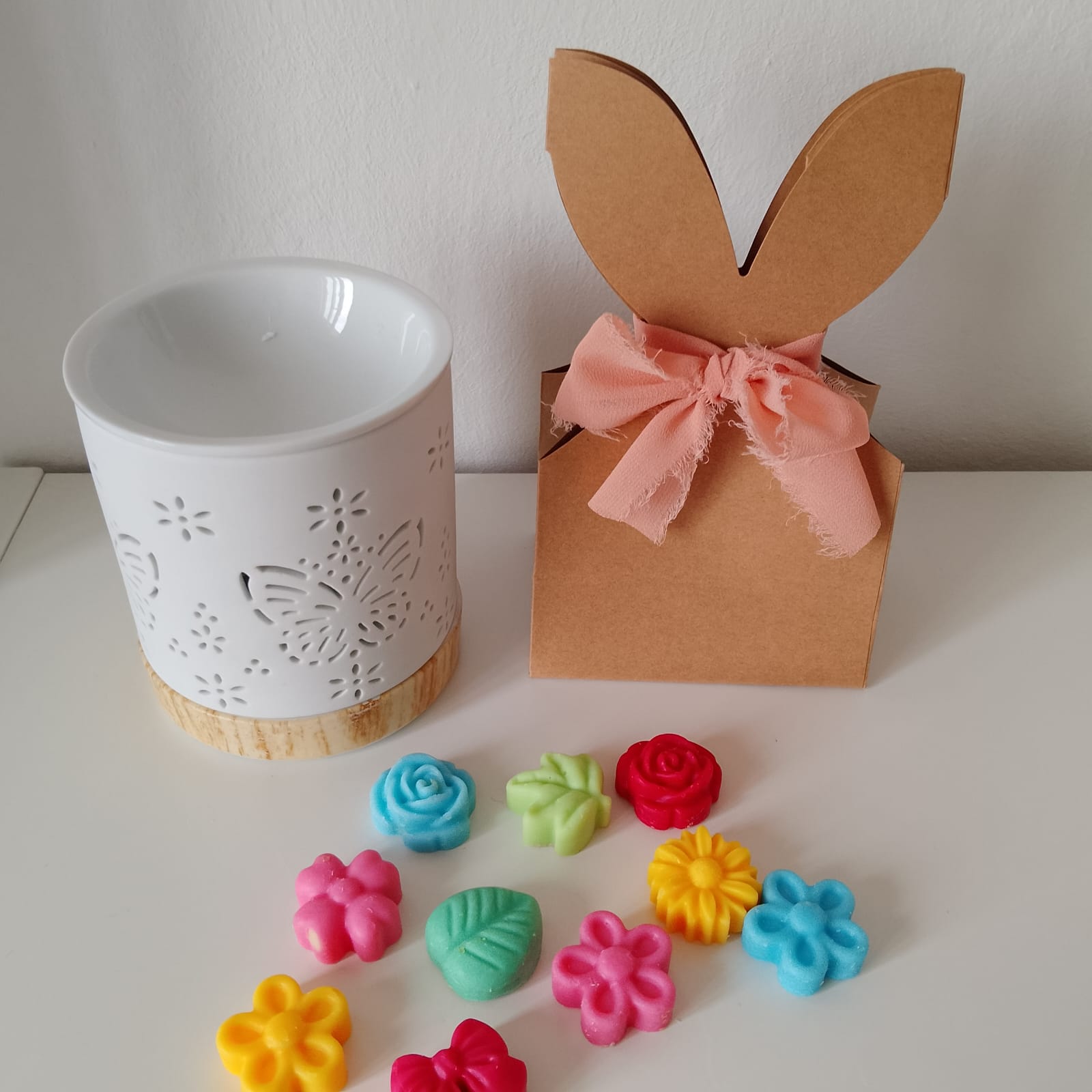 wax melts primavera + quemador fantasy - flower power 🌷🌺